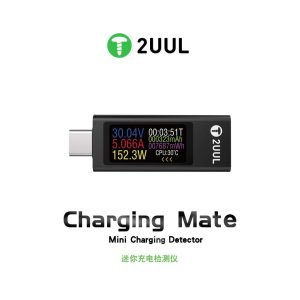 Medidor USB Tipo C 2Uul Pw21 Mini Charging Mate Detector