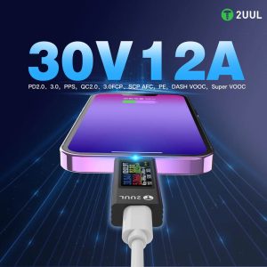 Medidor USB Tipo C 2Uul Pw21 Mini Charging Mate Detector