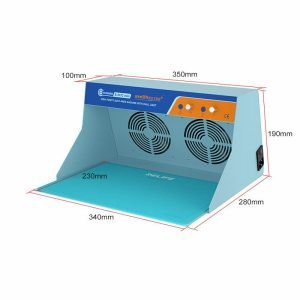 Cabina Luz Antipolvo Glass Laminar Vidrios SS-917C MINI