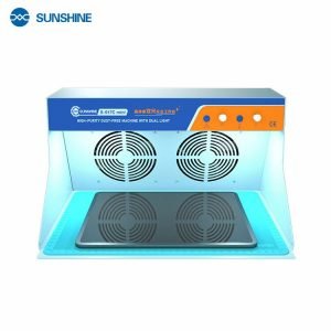 Cabina Luz Antipolvo Glass Laminar Vidrios SS-917C MINI