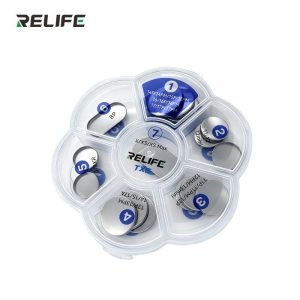 Relife TX6 Juego De 17 Protectores De Lente De Aluminio Láser Para Cámara, Compatibles Con Iphone 8 A 17 Pro Max.