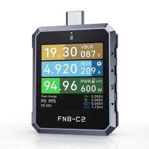 Tester Medidor de Consumo USB Tester FNIRSI FNB C2 Bluetooth