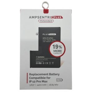 Bateria Extendida iPhone 12 Pro Max Pre Programada AmpSentrix Plus Extended