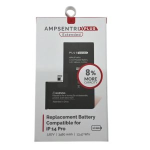 Bateria Extendida iPhone 14 Pro Pre Programada AmpSentrix Plus Extended